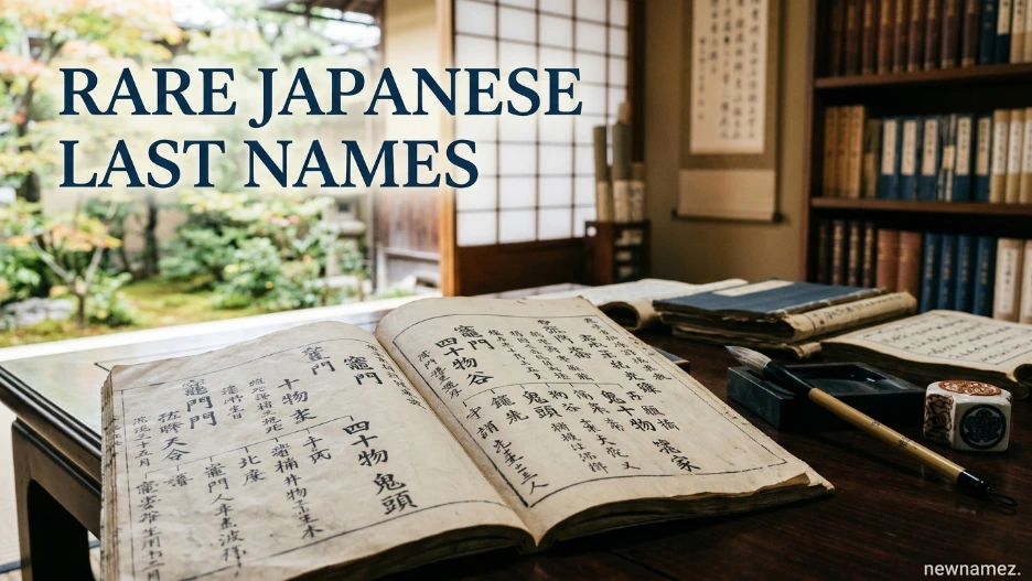 Rare Japanese Last Names