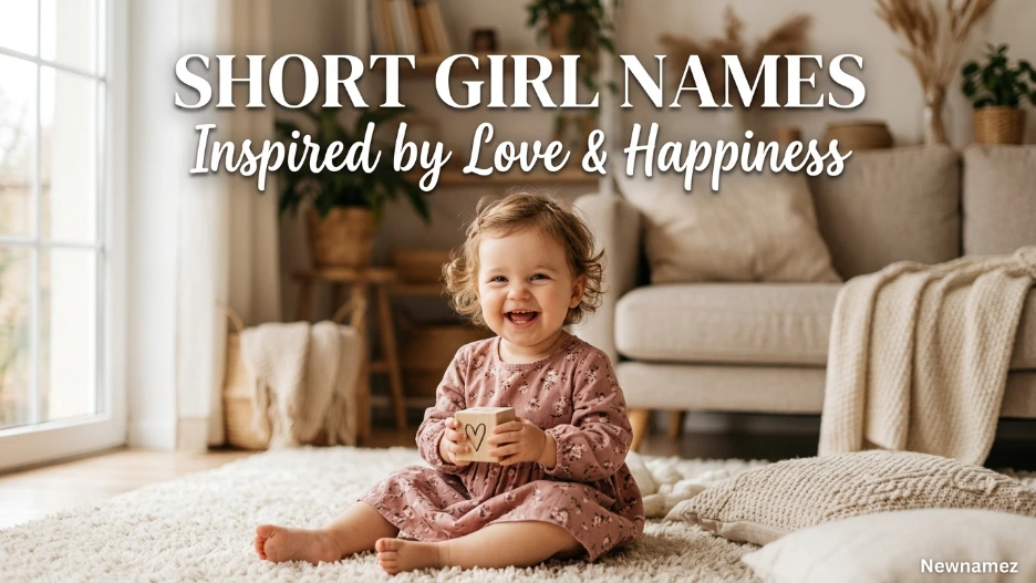 Short Girl Names Inspired by Love & Happiness