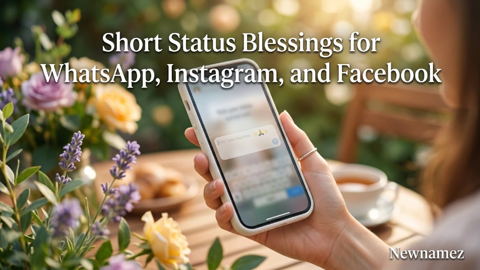 Short Status Blessings for WhatsApp, Instagram, and Facebook