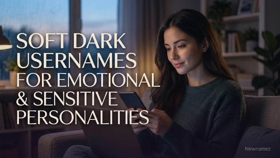 Soft Dark Usernames for Emotional & Sensitive Personalities