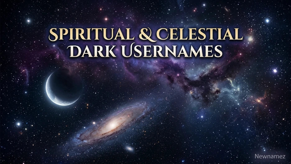 Spiritual & Celestial Dark Usernames
