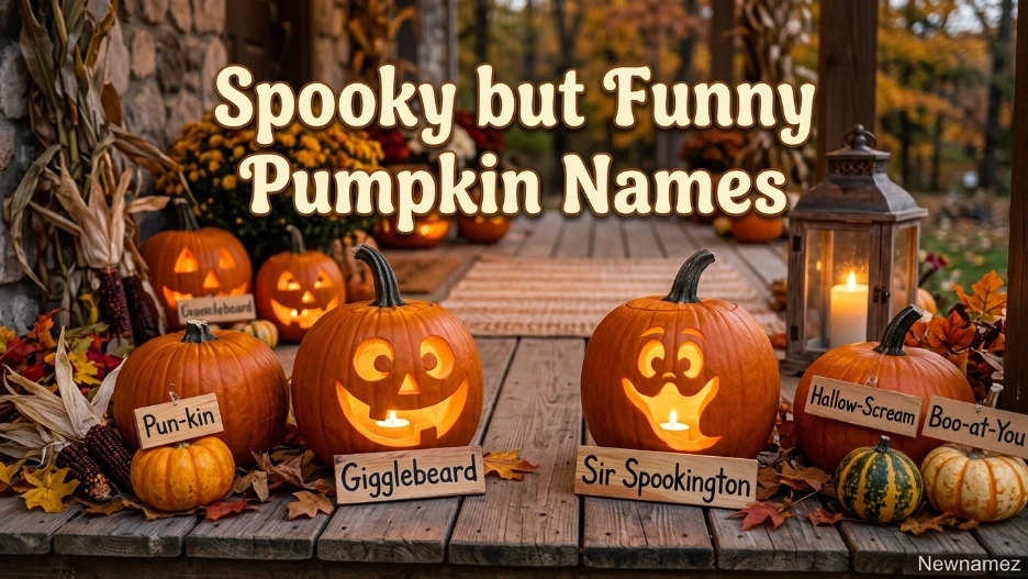 Spooky but Funny Pumpkin Names