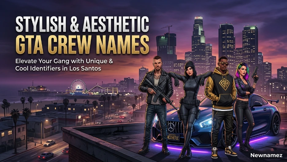 Stylish & Aesthetic GTA Crew Names