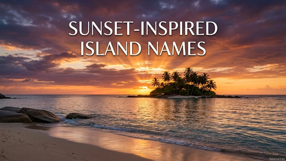Sunset-Inspired Island Names