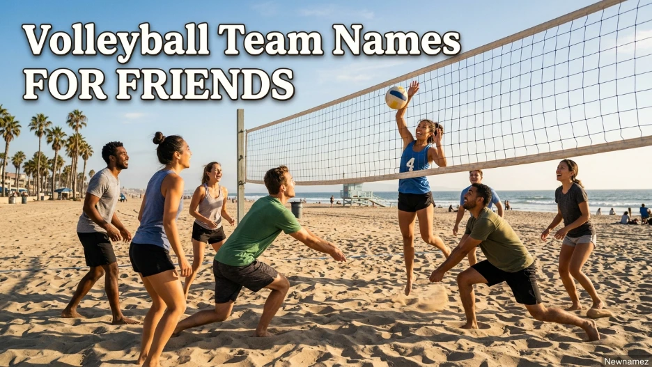 Volleyball Team Names for Friends