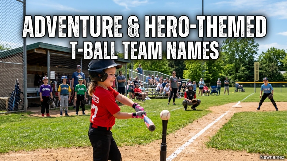 Adventure & Hero-Themed T-Ball Team Names