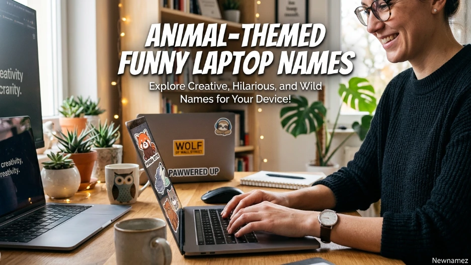Animal-Themed Funny Laptop Names