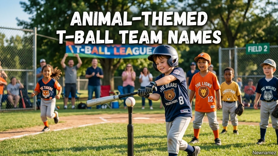 Animal-Themed T-Ball Team Names