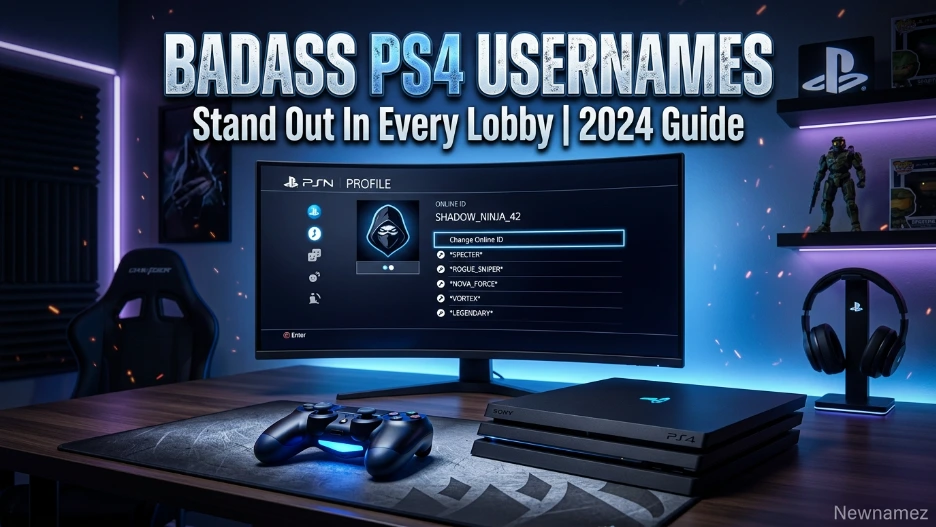 Badass PS4 Usernames