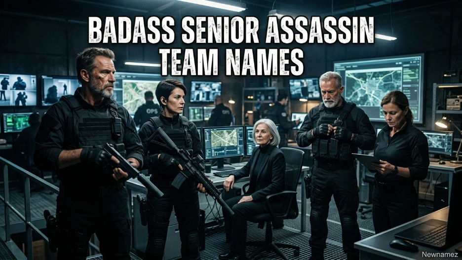 Badass Senior Assassin Team Names