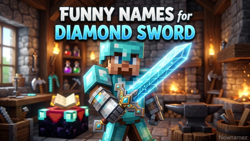 Best Funny Names for Diamond Sword