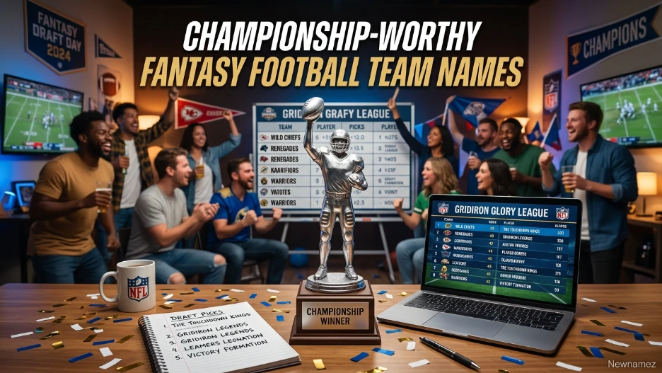 Championship-Worthy Fantasy Football Team Names