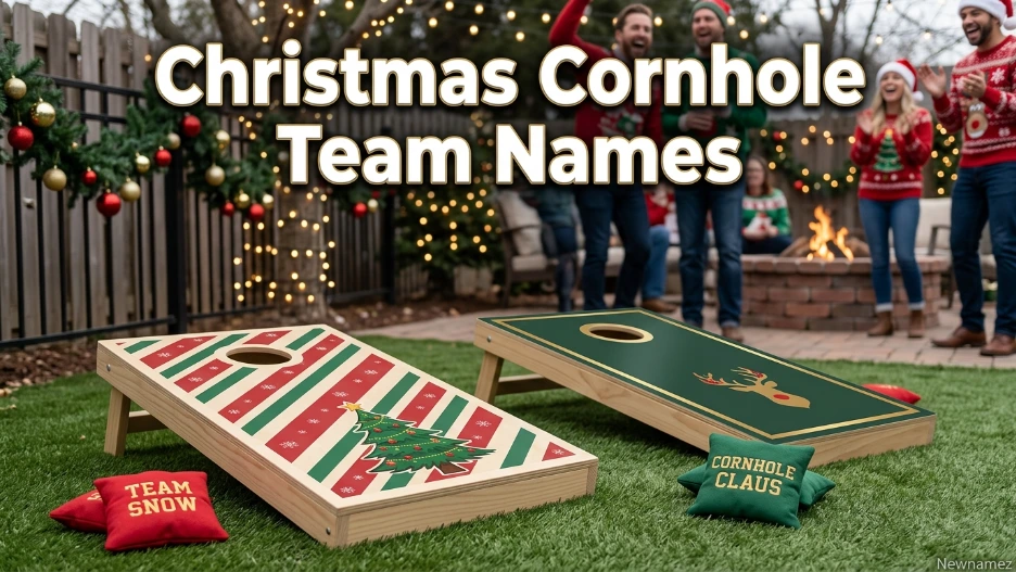 Christmas Cornhole Team Names