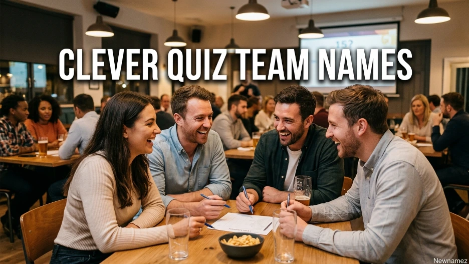 Clever Quiz Team Names