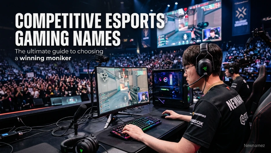 Competitive Esports Gaming Names