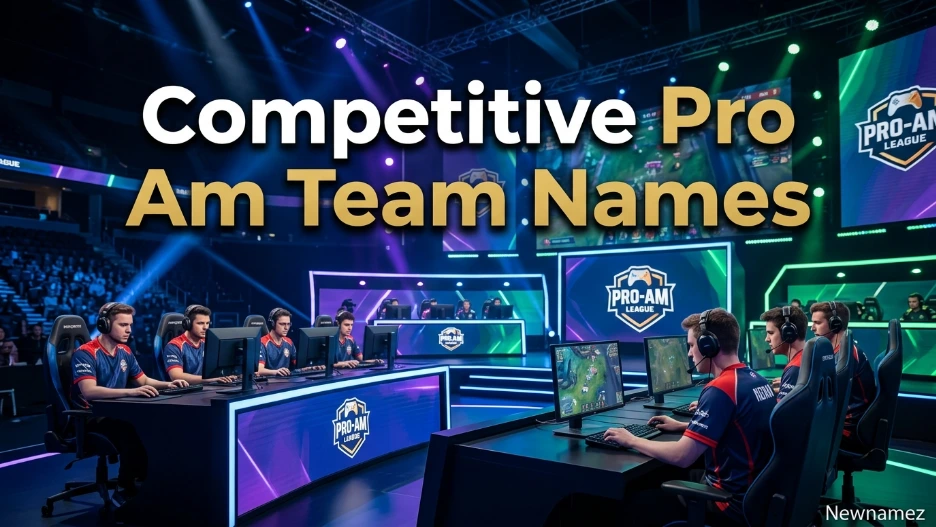Competitive Pro Am Team Names