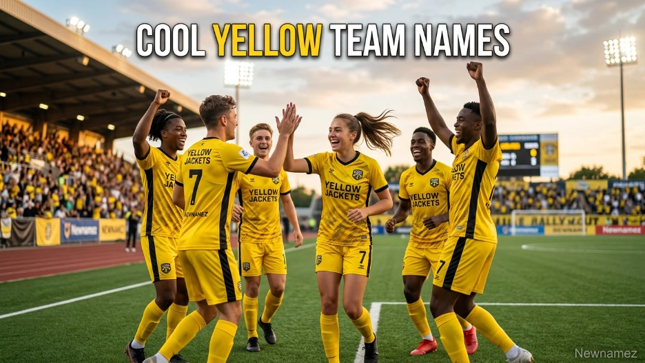 Cool Yellow Team Names