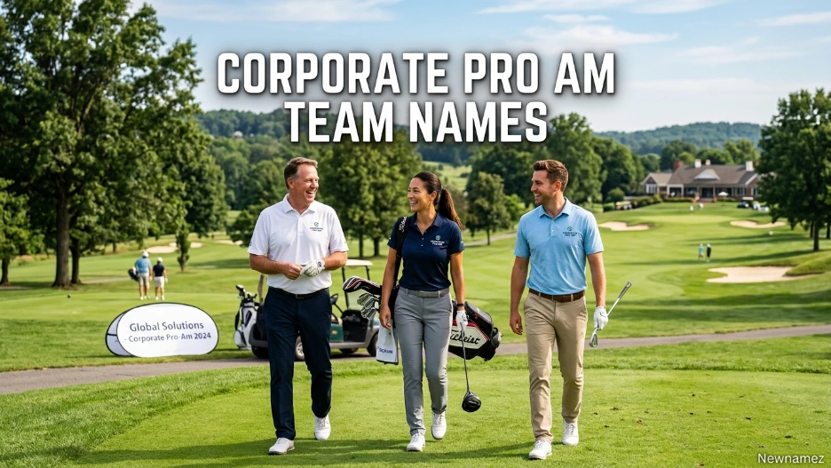 Corporate Pro Am Team Names