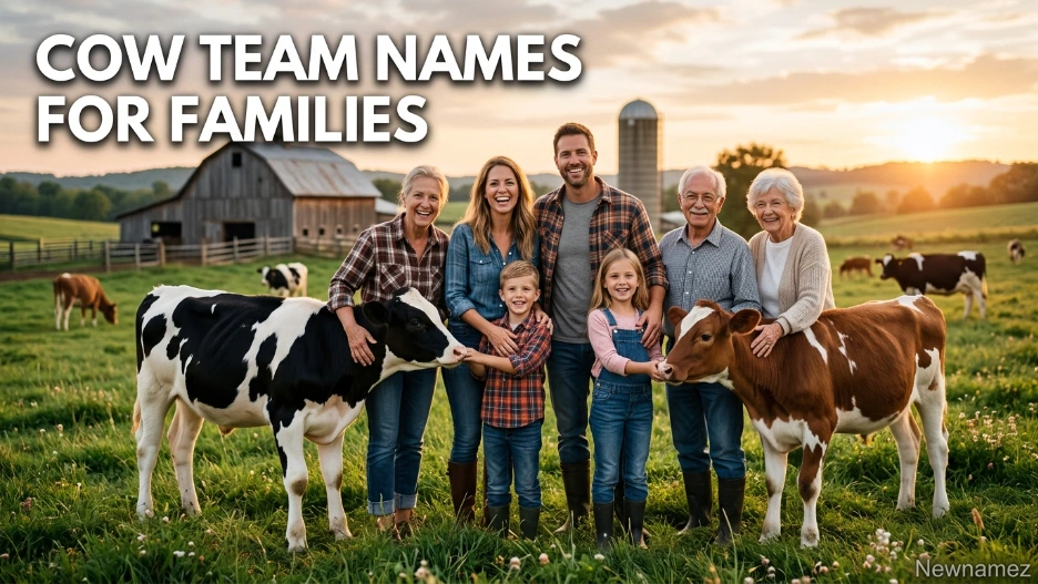 Cow Team Names for Families