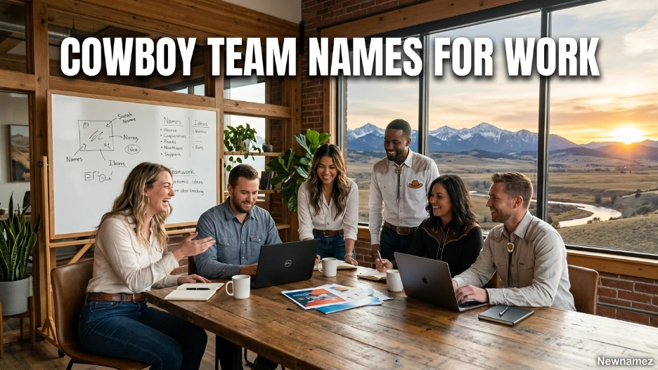 Cowboy Team Names for Work