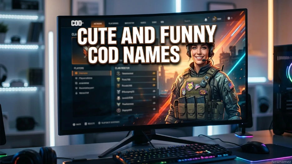 Cute and Funny COD Names