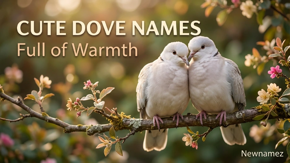 Cute Dove Names Full of Warmth