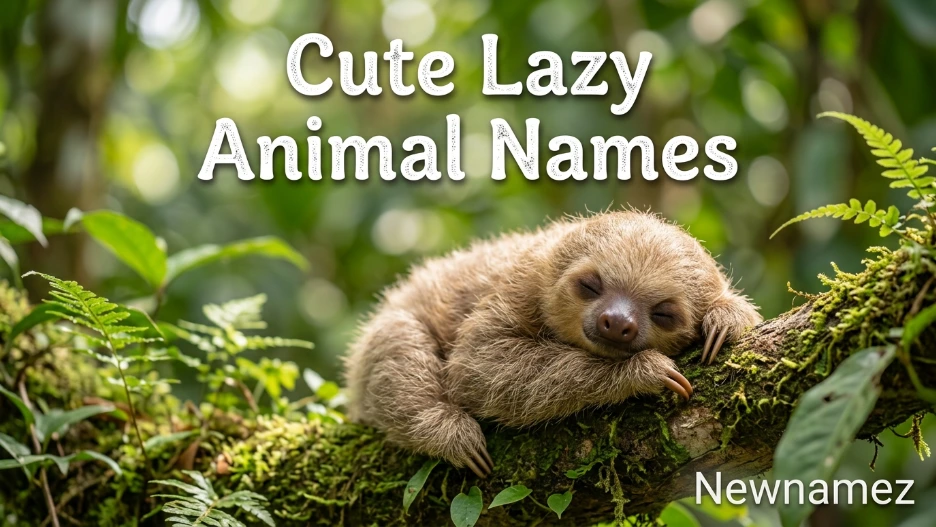 Cute Lazy Animal Names