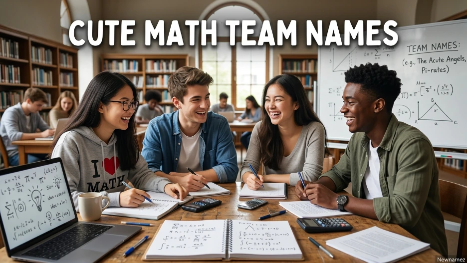 Cute Math Team Names