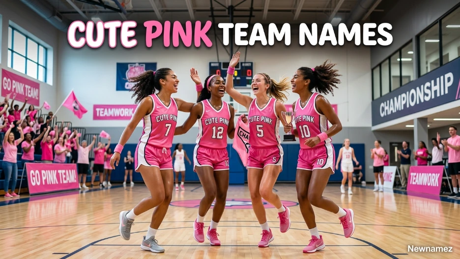Cute Pink Team Names