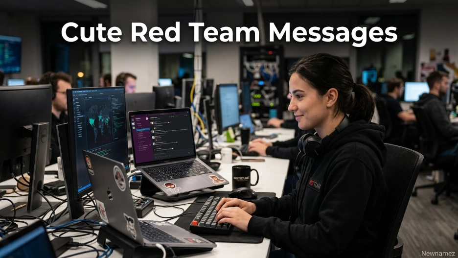Cute Red Team Messages