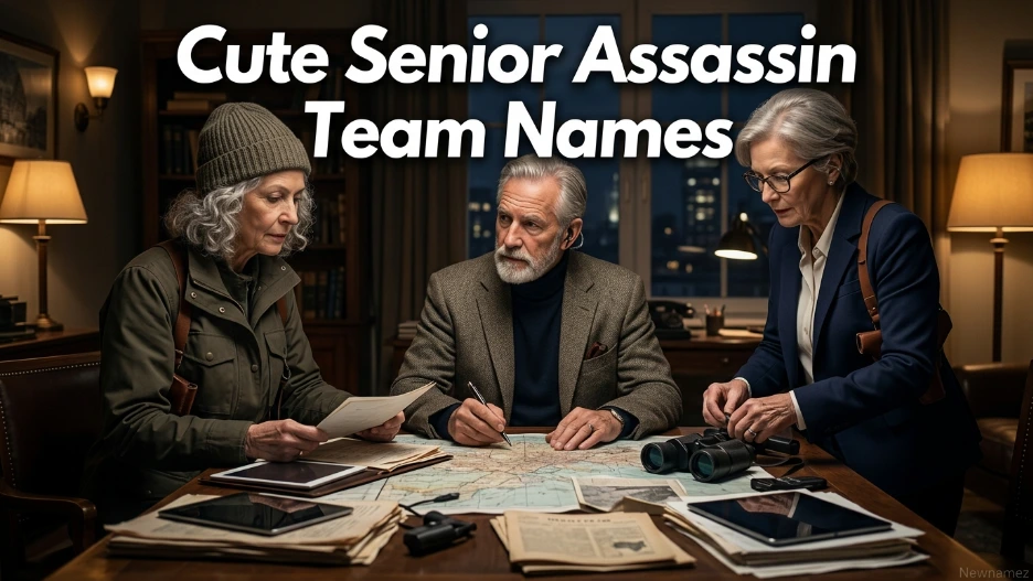 Cute Senior Assassin Team Names