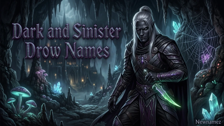 Dark and Sinister Drow Names