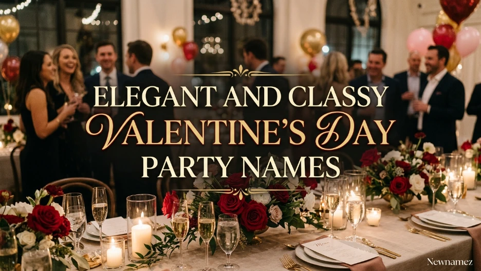 Elegant and Classy Valentine's Day Party Names
