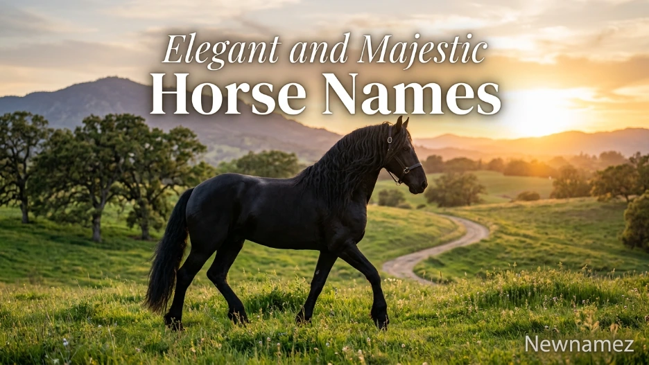 Elegant and Majestic Horse Names