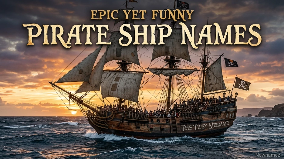 Epic Yet Funny Pirate Ship Names
