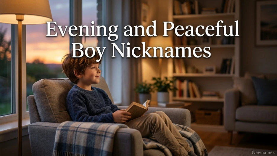 Evening and Peaceful Boy Nicknames