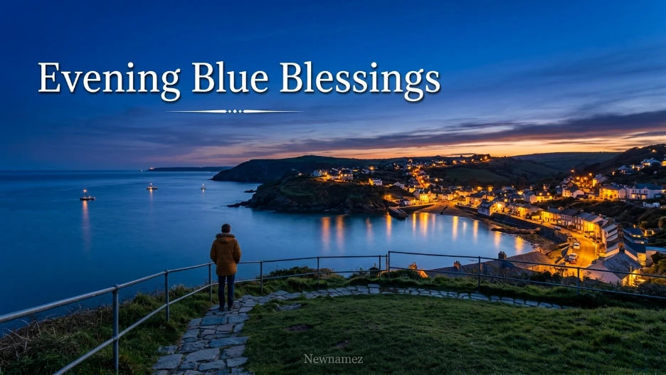 Evening Blue Blessings