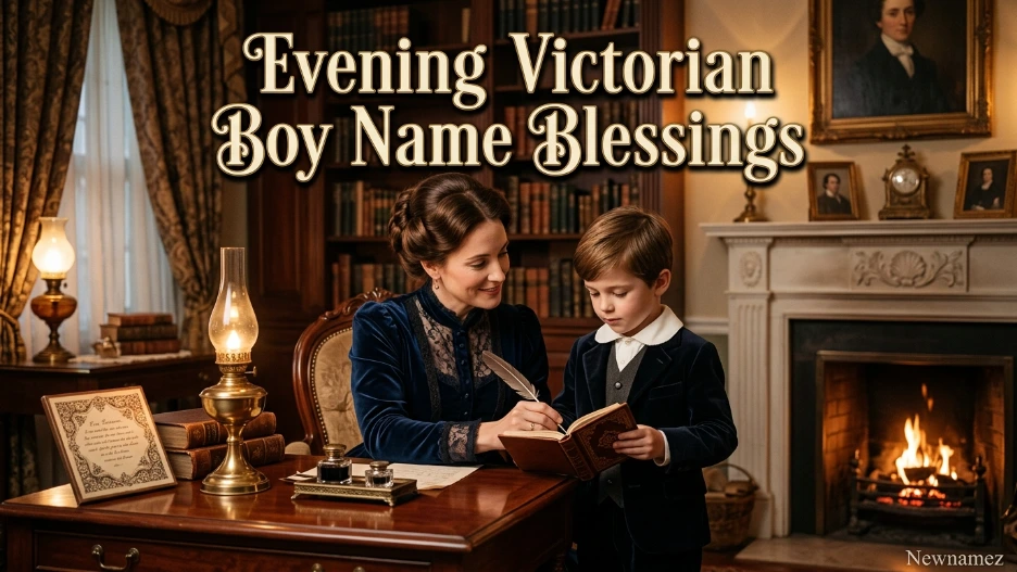 Evening Victorian Boy Name Blessings