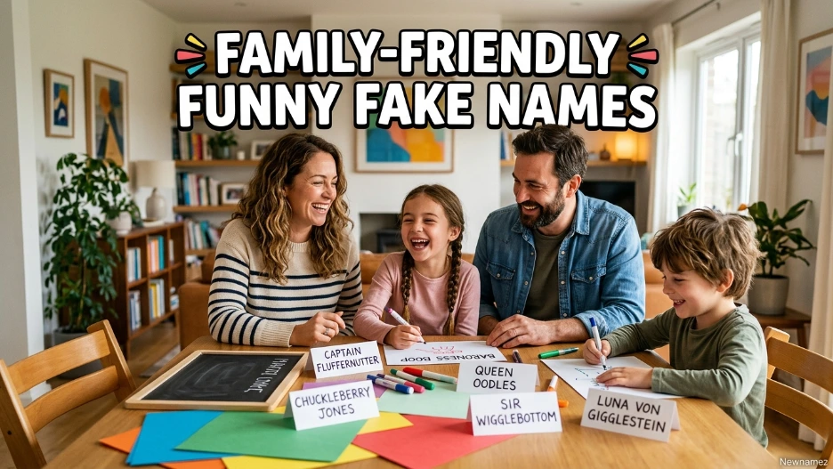 Family-Friendly Funny Fake Names