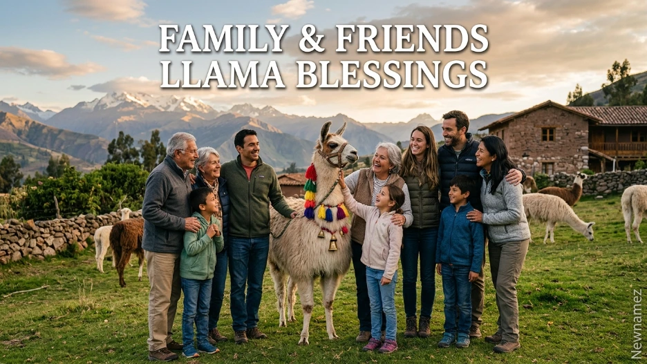 FAMILY & FRIENDS LLAMA BLESSINGS