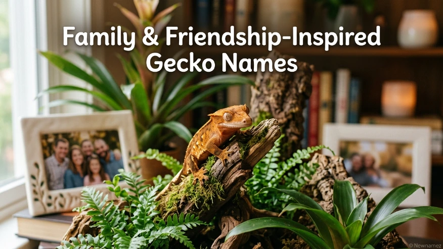 Family & Friendship-Inspired Gecko Names