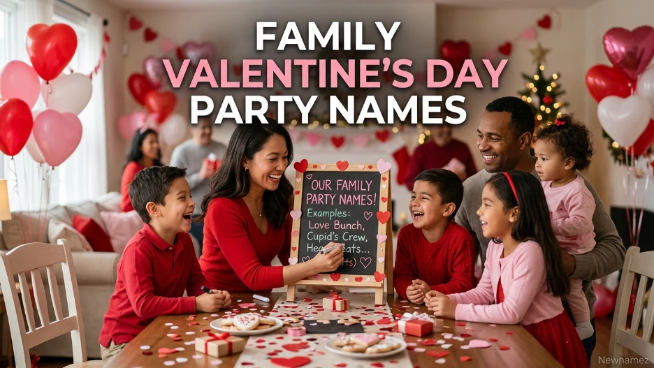 Family Valentine's Day Party Names