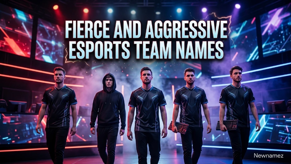 Fierce and Aggressive Esports Team Names