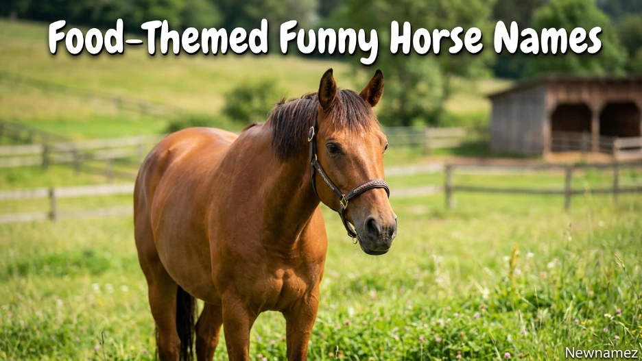 Food-Themed Funny Horse Names