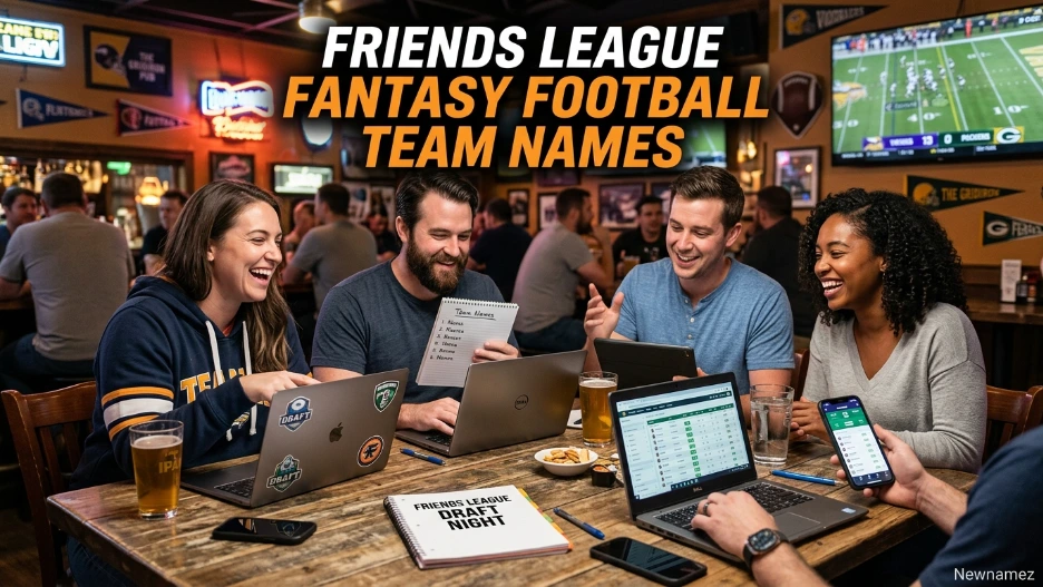 Friends League Fantasy Football Team Names