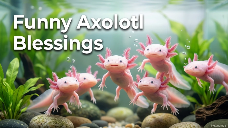 Funny Axolotl Blessings
