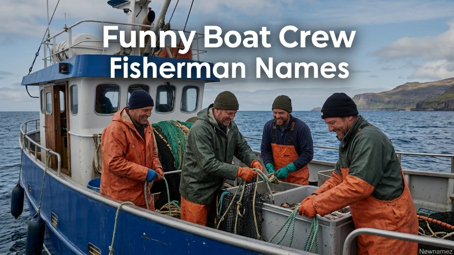 Funny Boat Crew Fisherman Names
