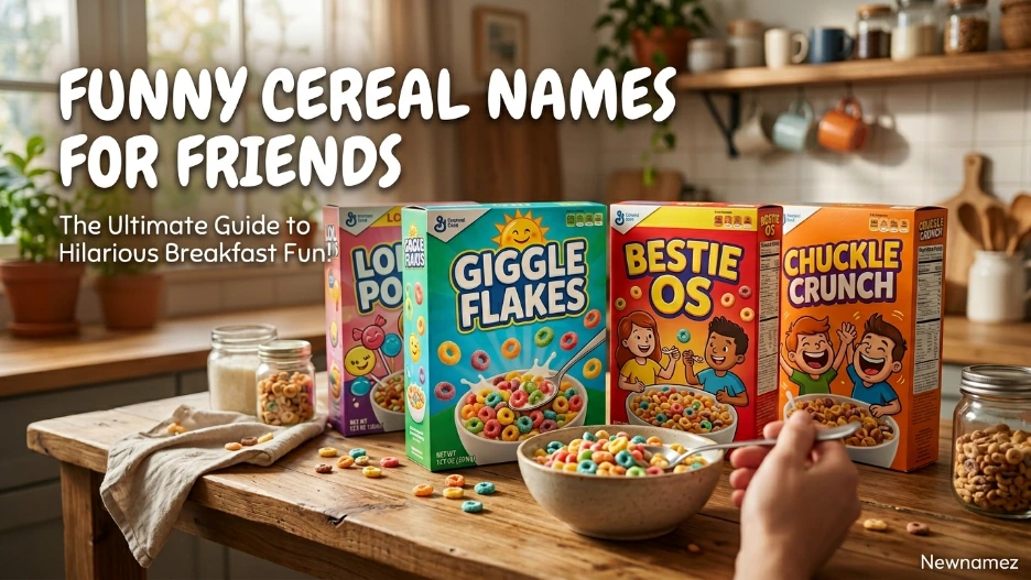 Funny Cereal Names for Friends