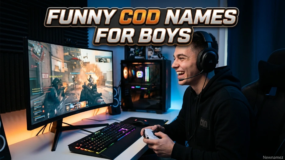Funny COD Names for Boys