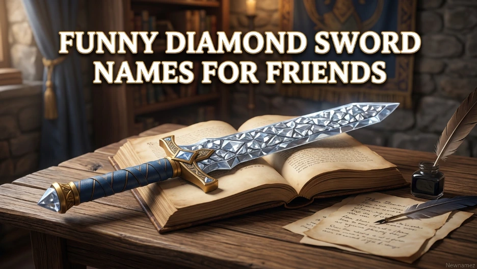 Funny Diamond Sword Names for Friends